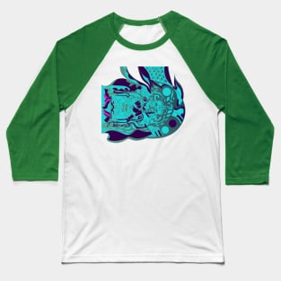 mayan pakal astronaut in alien suit ecopop Baseball T-Shirt